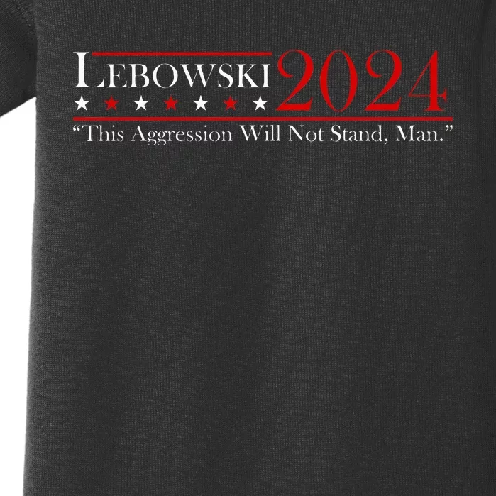 Funny Name Lebowski Political Election Vote 2024 Baby Bodysuit