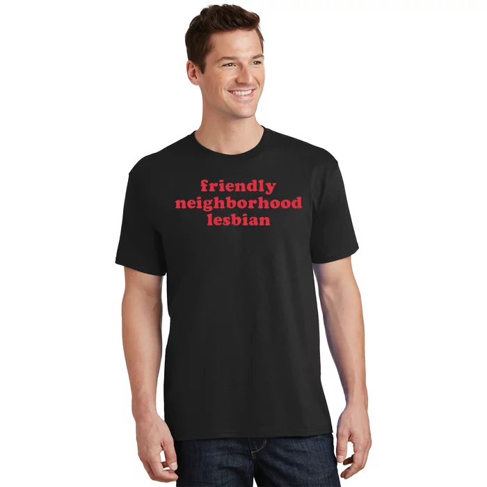 Friendly Neighborhood Lesbian Pride T-Shirt