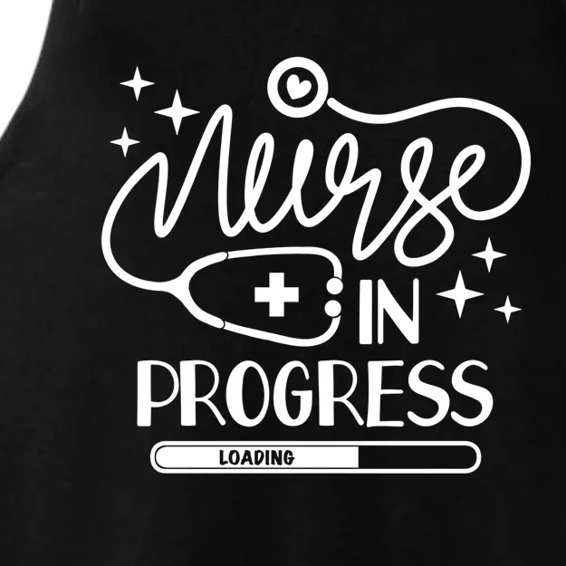 Future Nurse Life Nursing School Student Nurse In Progress Gift Ladies Tri-Blend Wicking Tank