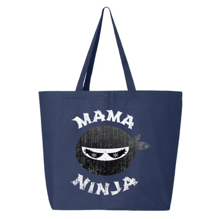 Funny Ninja Mama Multitasking WAHM Baby Birthday New Mom 25L Jumbo Tote