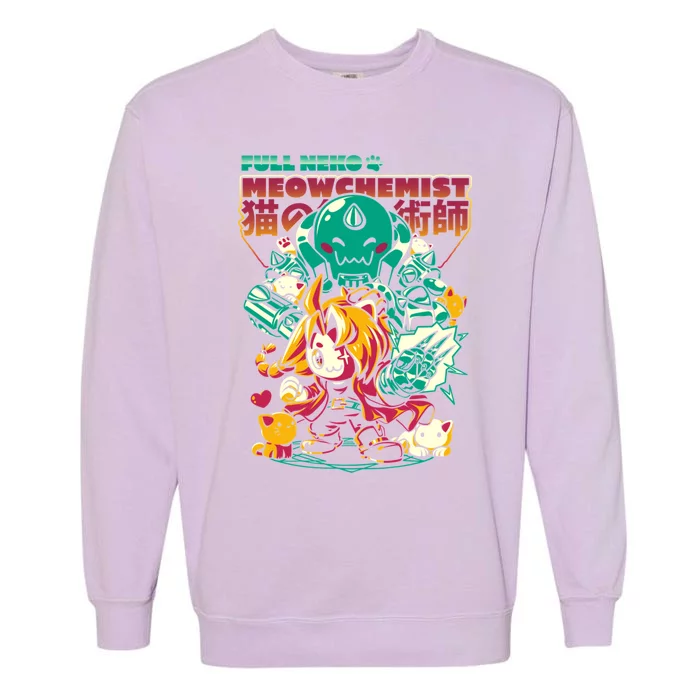 Full Neko Meowchemist Garment-Dyed Sweatshirt