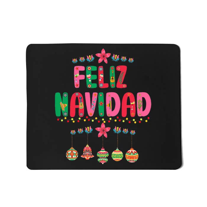 Feliz Navidad Mexican Christmas Funny Xmas Lights Decoration Mousepad