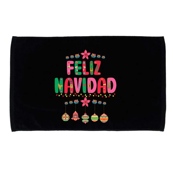 Feliz Navidad Mexican Christmas Funny Xmas Lights Decoration Microfiber Hand Towel