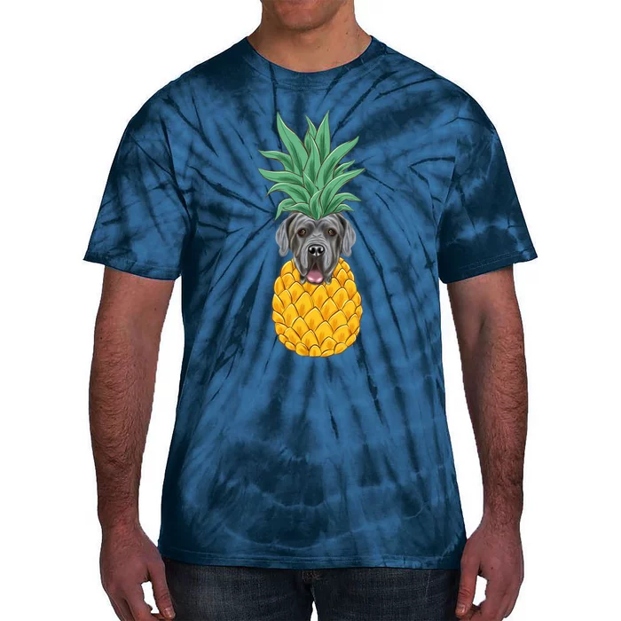 Funny Neapolitan Mastiff Pineapple Dog Tie-Dye T-Shirt