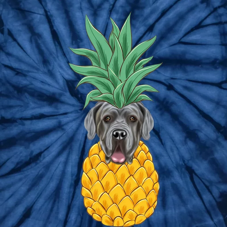 Funny Neapolitan Mastiff Pineapple Dog Tie-Dye T-Shirt