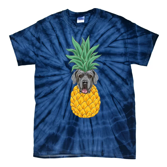 Funny Neapolitan Mastiff Pineapple Dog Tie-Dye T-Shirt