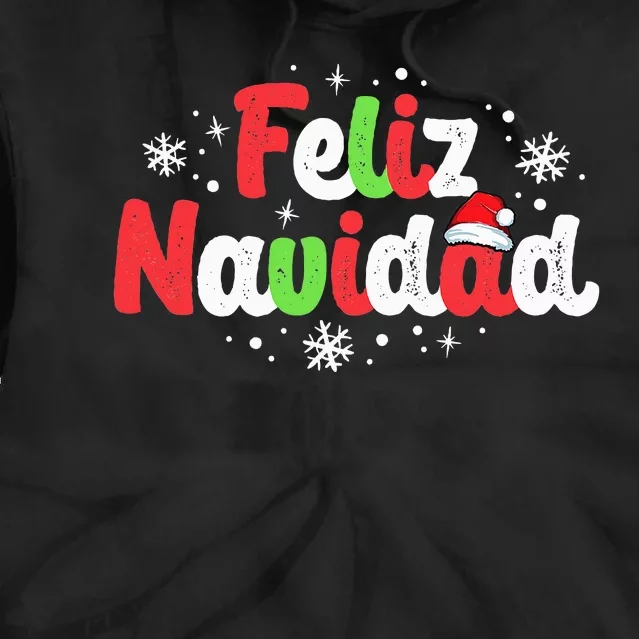 Feliz Navidad Matching Family Spanish Christmas Mexican Xmas Tie Dye Hoodie