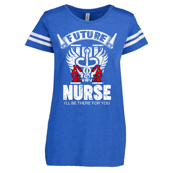 Future Nurse Medical Assistant Rn Student Graduation Day Gift Enza Ladies Jersey Football T-Shirt