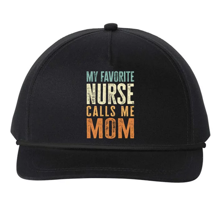 Funny Nurse Mom Cute Gift Snapback Five-Panel Rope Hat