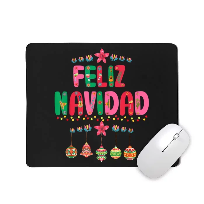 Feliz Navidad Mexican Christmas Funny Xmas Lights Decoration Mousepad