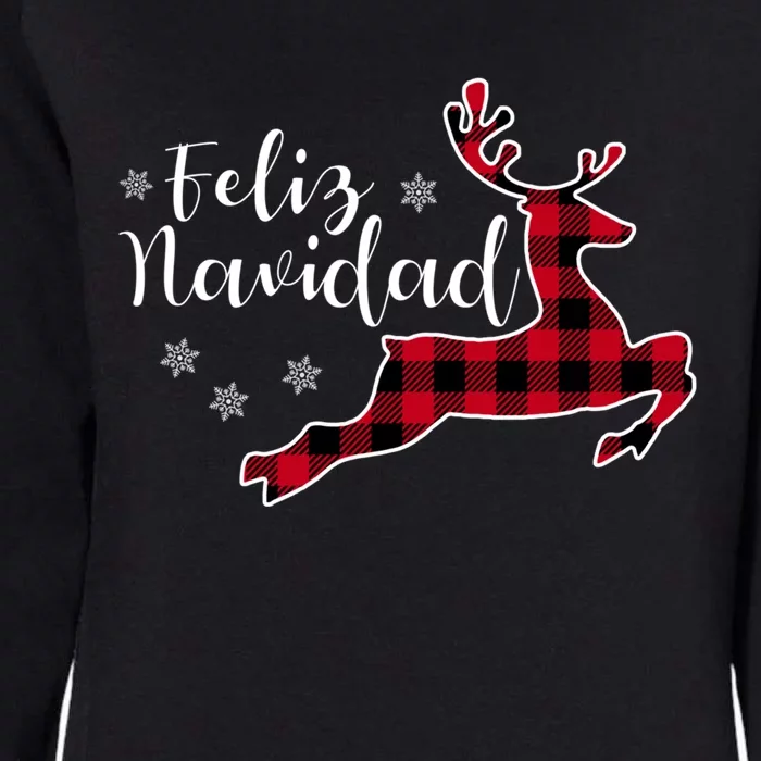 Feliz Navidad Matching Family Spanish Christmas Mexican Xmas Gift Womens California Wash Sweatshirt