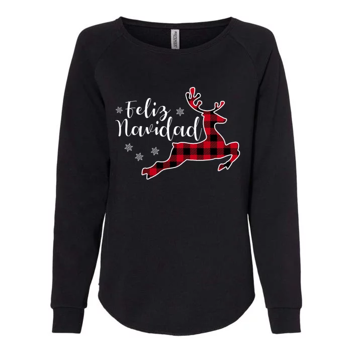 Feliz Navidad Matching Family Spanish Christmas Mexican Xmas Gift Womens California Wash Sweatshirt