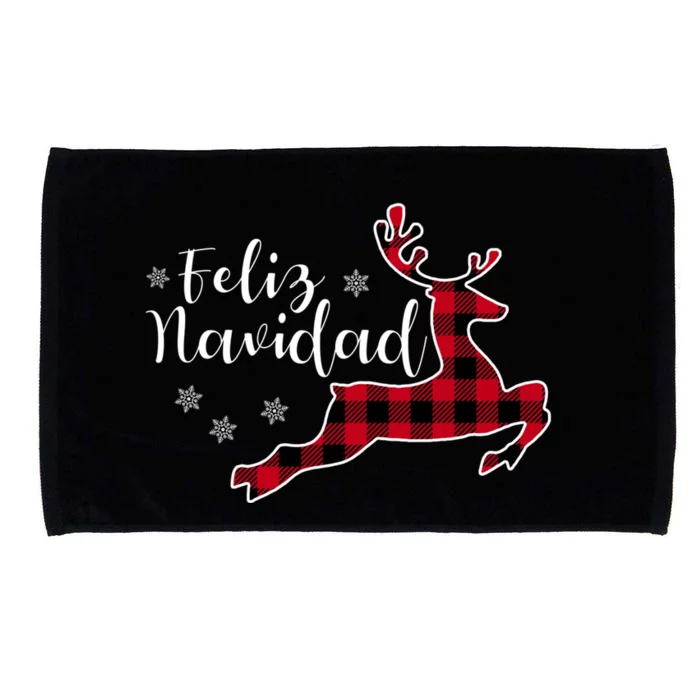 Feliz Navidad Matching Family Spanish Christmas Mexican Xmas Gift Microfiber Hand Towel