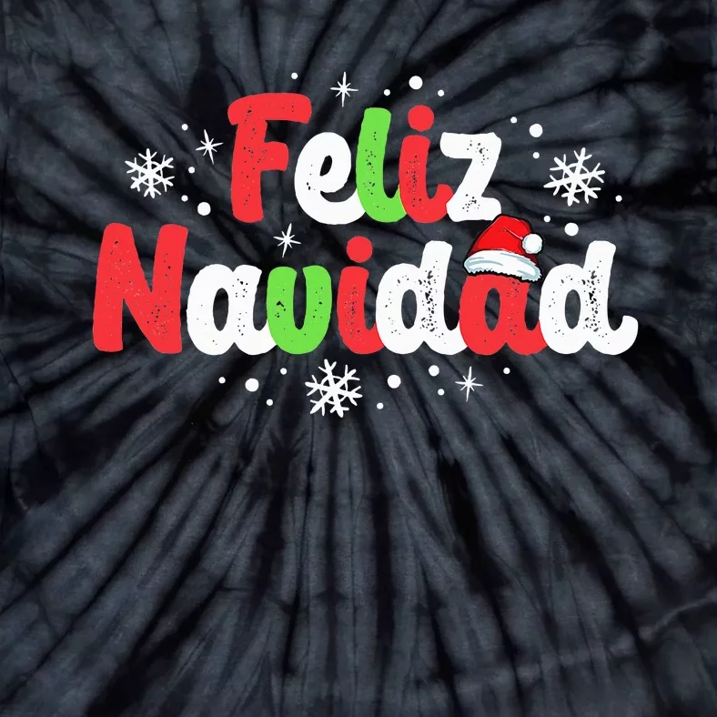 Feliz Navidad Matching Family Spanish Christmas Mexican Xmas Tie-Dye T-Shirt