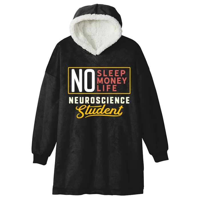 Funny Neuroscience Major Student Graduation Gift Hooded Wearable Blanket