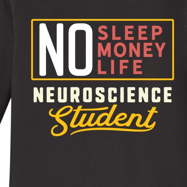 Funny Neuroscience Major Student Graduation Gift Baby Long Sleeve Bodysuit