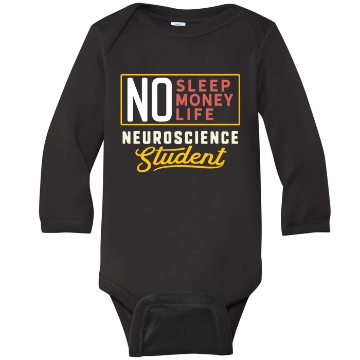 Funny Neuroscience Major Student Graduation Gift Baby Long Sleeve Bodysuit