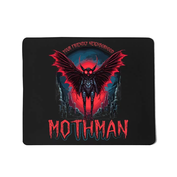 Friendly Neighborhood Mothman Cryptid Mousepad