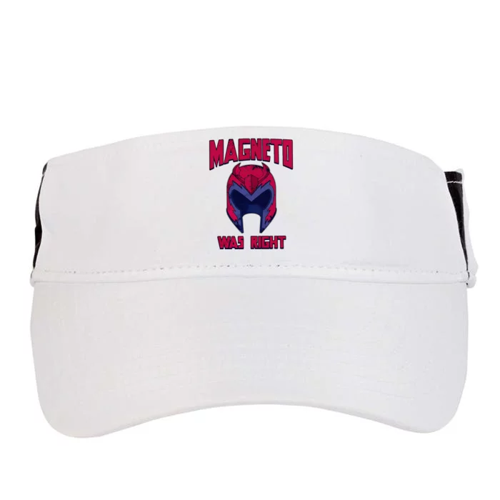 First Name Magneto Was Right Adult Drive Performance Visor