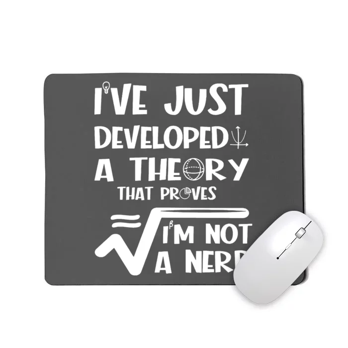 Funny Nerdy Math Mousepad