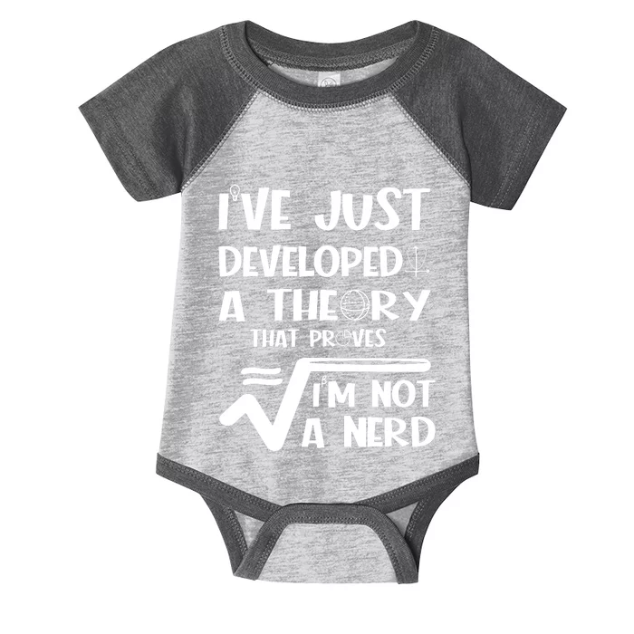 Funny Nerdy Math Infant Baby Jersey Bodysuit