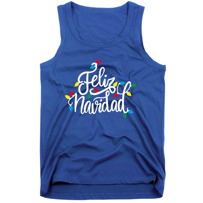 Feliz Navidad Matching Family Spanish Christmas Mexican Xmas Cute Gift Tank Top