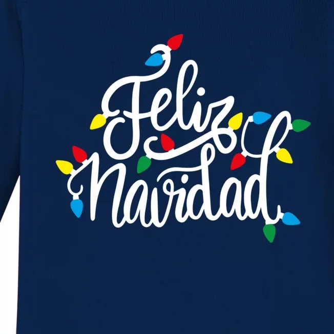 Feliz Navidad Matching Family Spanish Christmas Mexican Xmas Cute Gift Baby Long Sleeve Bodysuit