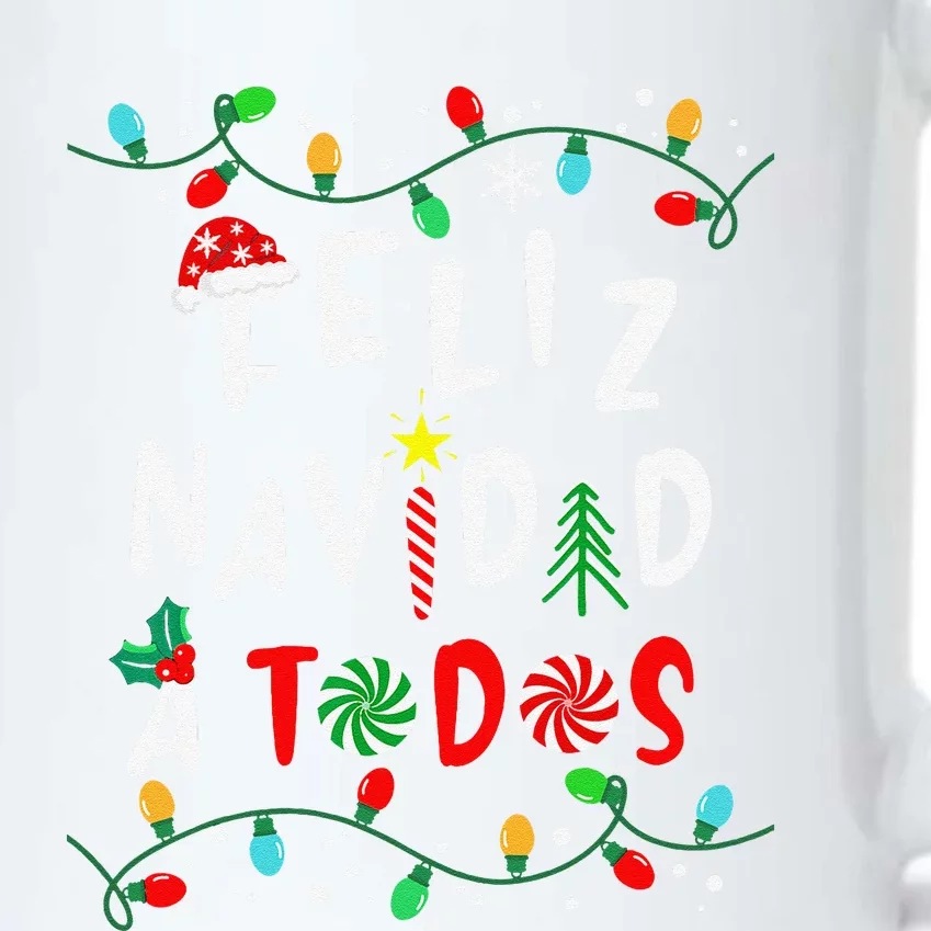 Feliz NavidadFunny Mexican Christmas In Spanish Gift Black Color Changing Mug