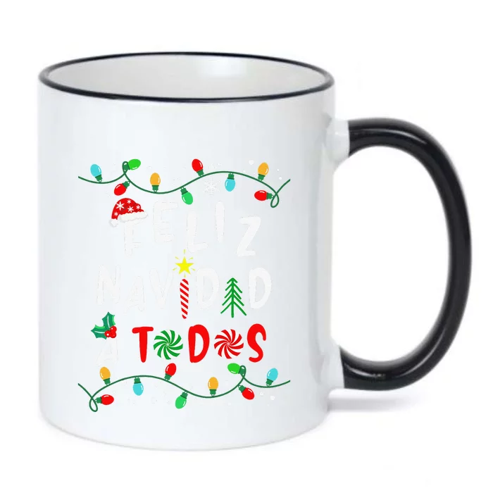 Feliz NavidadFunny Mexican Christmas In Spanish Gift Black Color Changing Mug