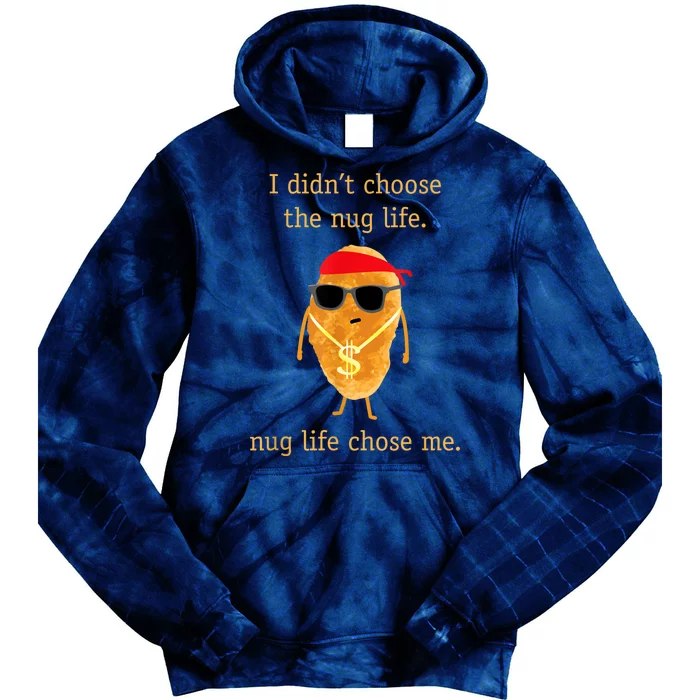 Funny Nugget Nug Life Chicken Nugget Tie Dye Hoodie