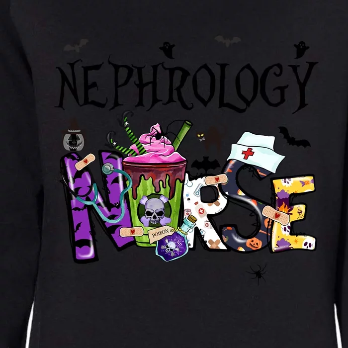 Faboolous Nephrology Nurse Halloween Costume Spooky Nurse Gift Womens California Wash Sweatshirt