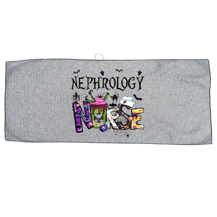 Faboolous Nephrology Nurse Halloween Costume Spooky Nurse Gift Large Microfiber Waffle Golf Towel