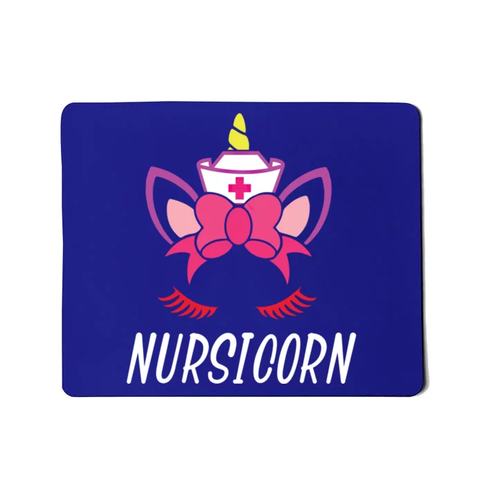 Funny Nursicorn Nurse And Unicorn Graphic Gift Mousepad