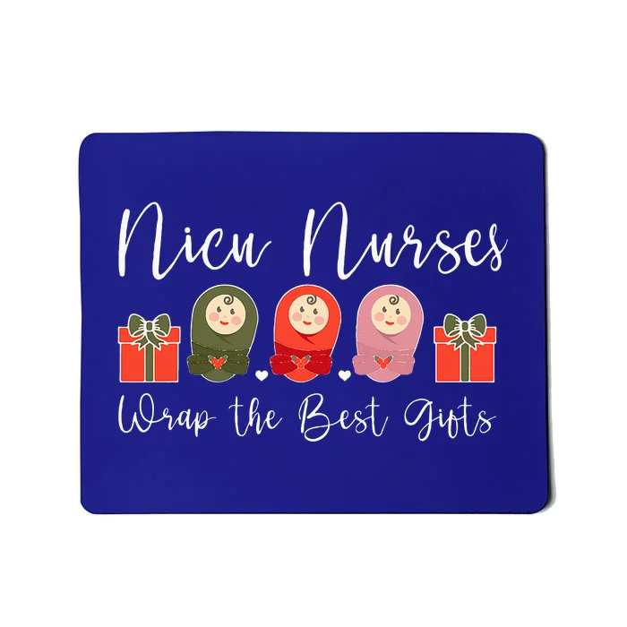 Festive NICU Nurse Holiday Celebration Mousepad