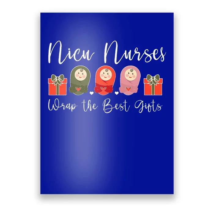 Festive NICU Nurse Holiday Celebration Poster