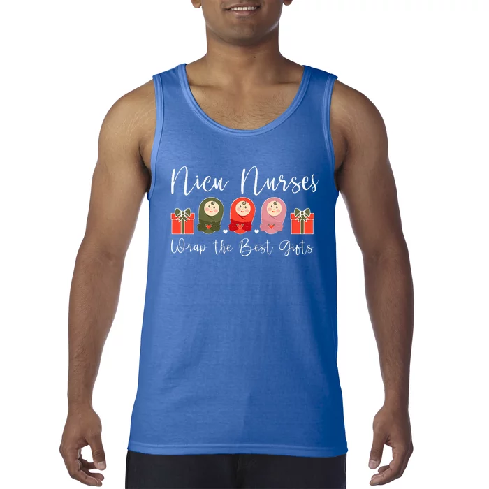 Festive NICU Nurse Holiday Celebration Tank Top