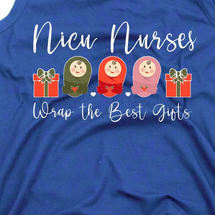 Festive NICU Nurse Holiday Celebration Tank Top