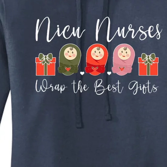 Festive NICU Nurse Holiday Celebration Women's Pullover Hoodie