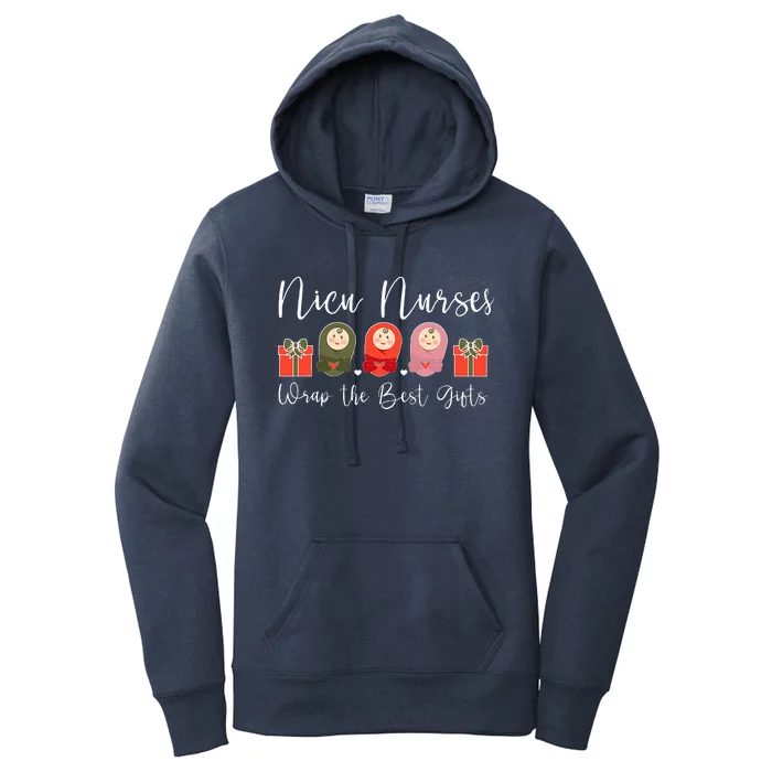 Festive NICU Nurse Holiday Celebration Women's Pullover Hoodie