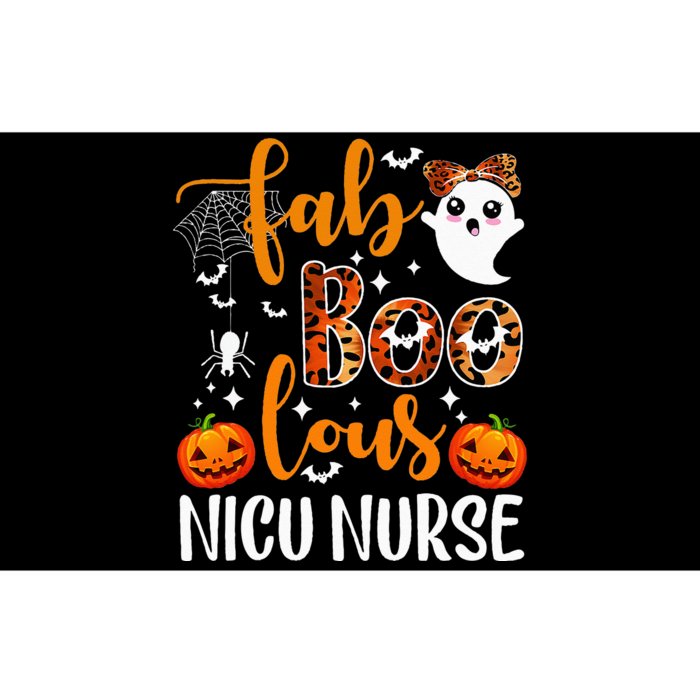 Faboolous Nicu Nurse Funny Nicu Nurse Halloween Boo Boo Crew Bumper Sticker