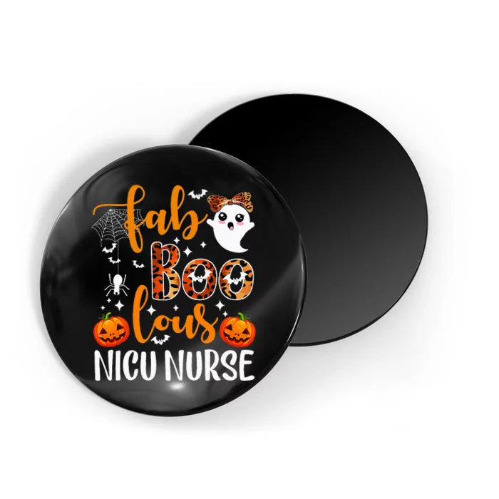 Faboolous Nicu Nurse Funny Nicu Nurse Halloween Boo Boo Crew Magnet