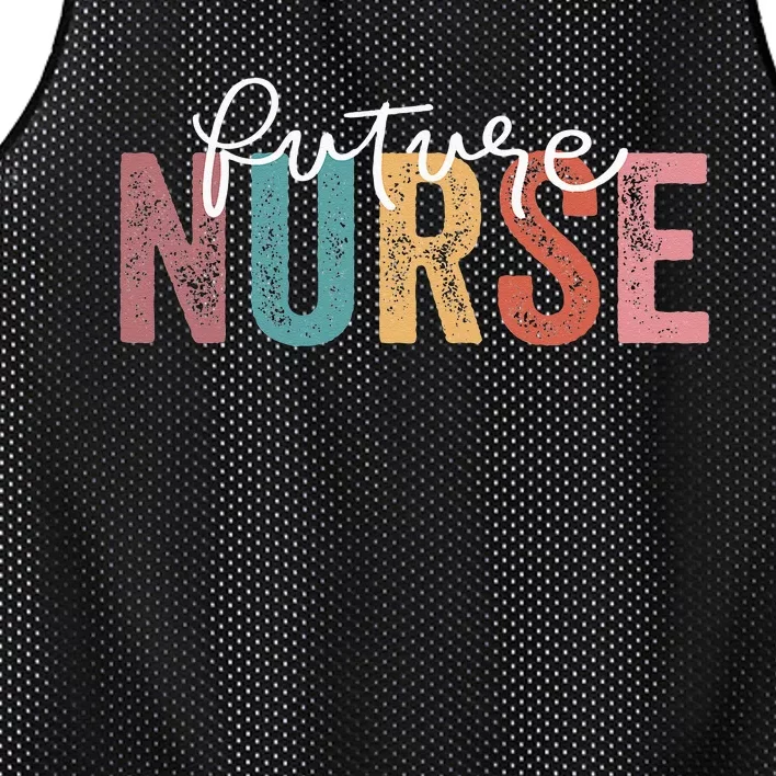 Future Nurse Nursing School Student Nurse In Progress Mesh Reversible Basketball Jersey Tank