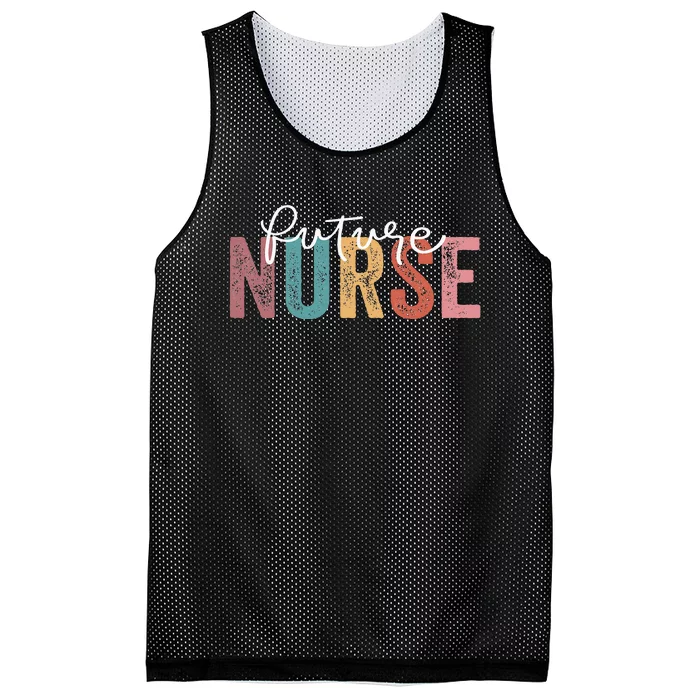 Future Nurse Nursing School Student Nurse In Progress Mesh Reversible Basketball Jersey Tank