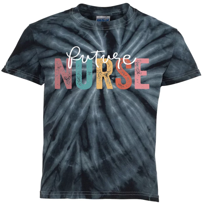 Future Nurse Nursing School Student Nurse In Progress Kids Tie-Dye T-Shirt