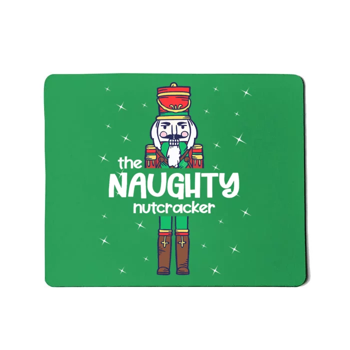 Funny Naughty Nutcracker Put Your Nuts In My Mouth Christmas Mousepad