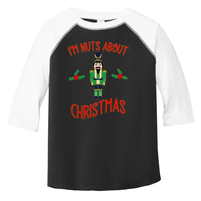 Funny Nutcracker Nuts About Christmas Gift Toddler Fine Jersey T-Shirt