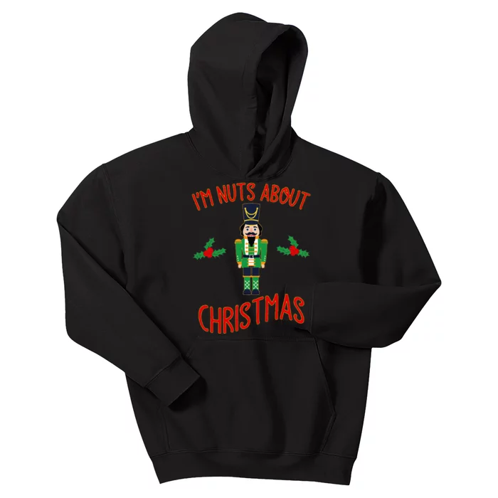 Funny Nutcracker Nuts About Christmas Gift Kids Hoodie