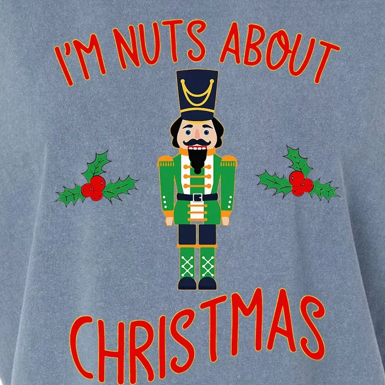 Funny Nutcracker Nuts About Christmas Gift Garment-Dyed Women's Muscle Tee