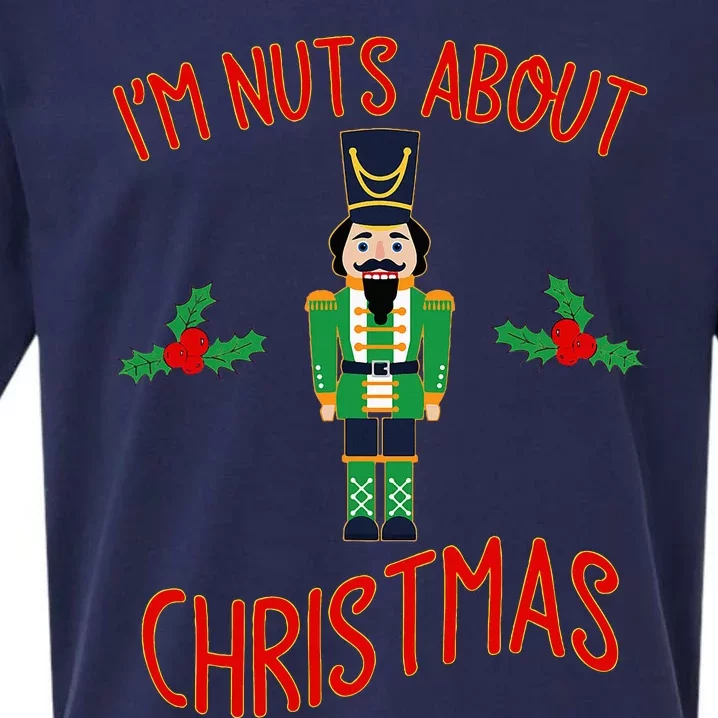 Funny Nutcracker Nuts About Christmas Gift Sueded Cloud Jersey T-Shirt