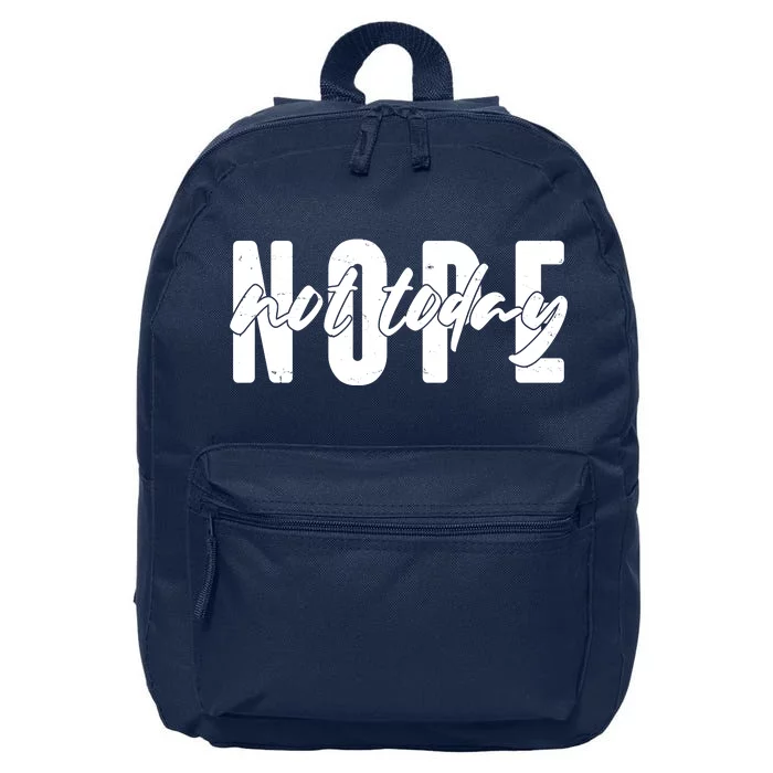 Funny NOPE Not Today 16 in Basic Backpack